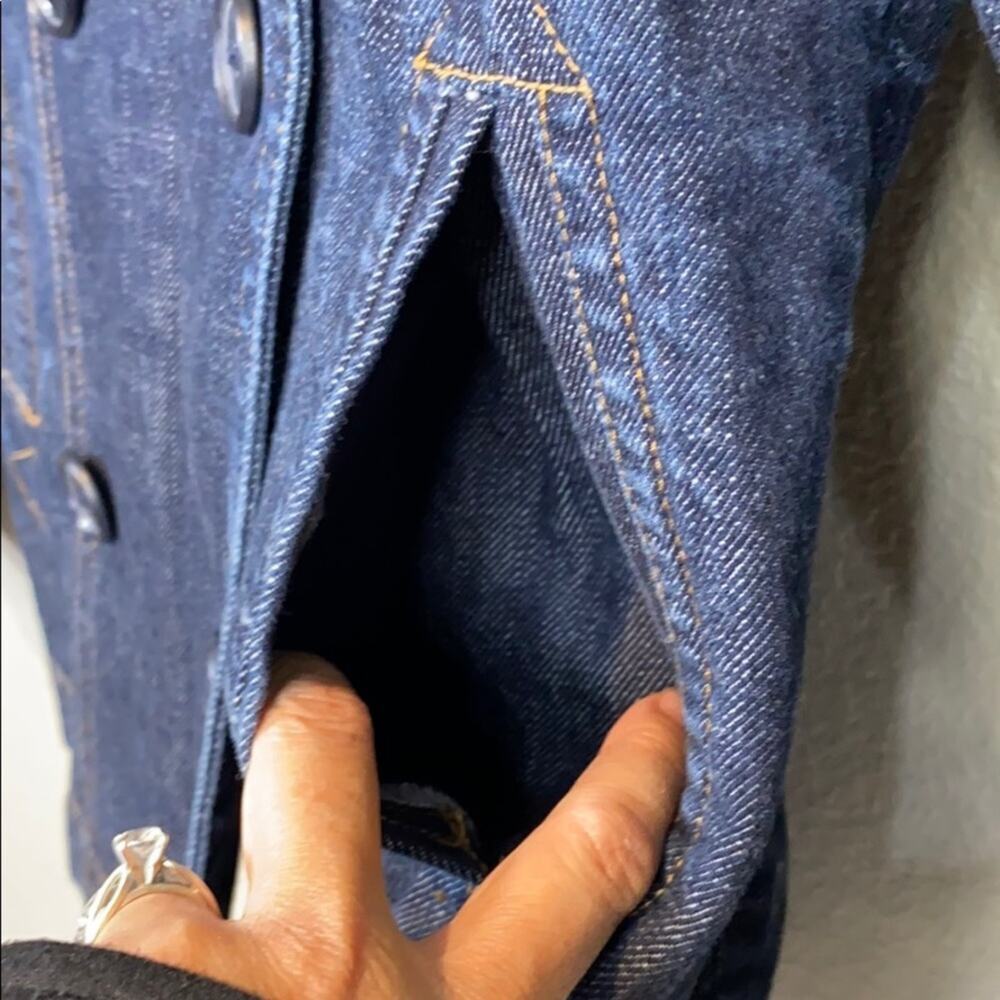 Gap Double Breasted Denim Jean Jacket - Picture 5 of 12